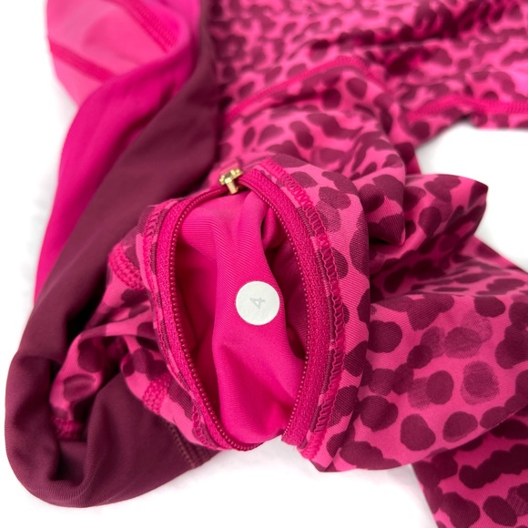 Pink Lululemon Run Top Speed Crop - Picture 3 of 5